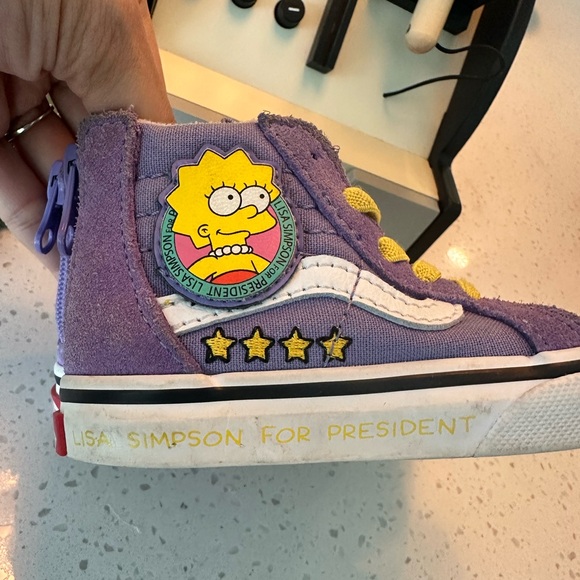 Vans X The Simpsons | Baby/Toddler Shoes | Size 5.5 - Picture 2 of 9